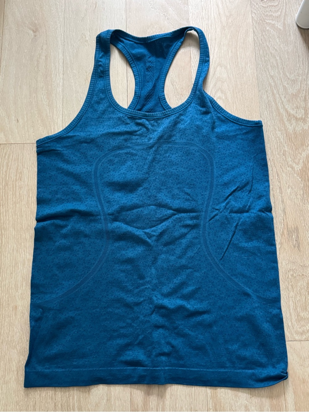 lululemon tank, blue, 10